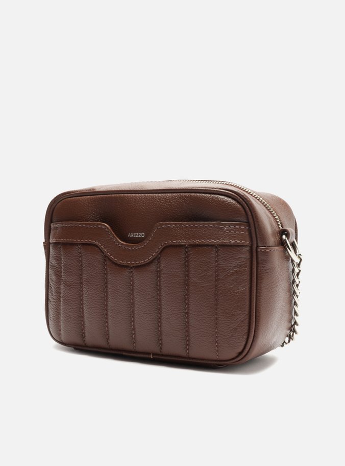Bolsa Tiracolo Marrom Couro Francine Pequena