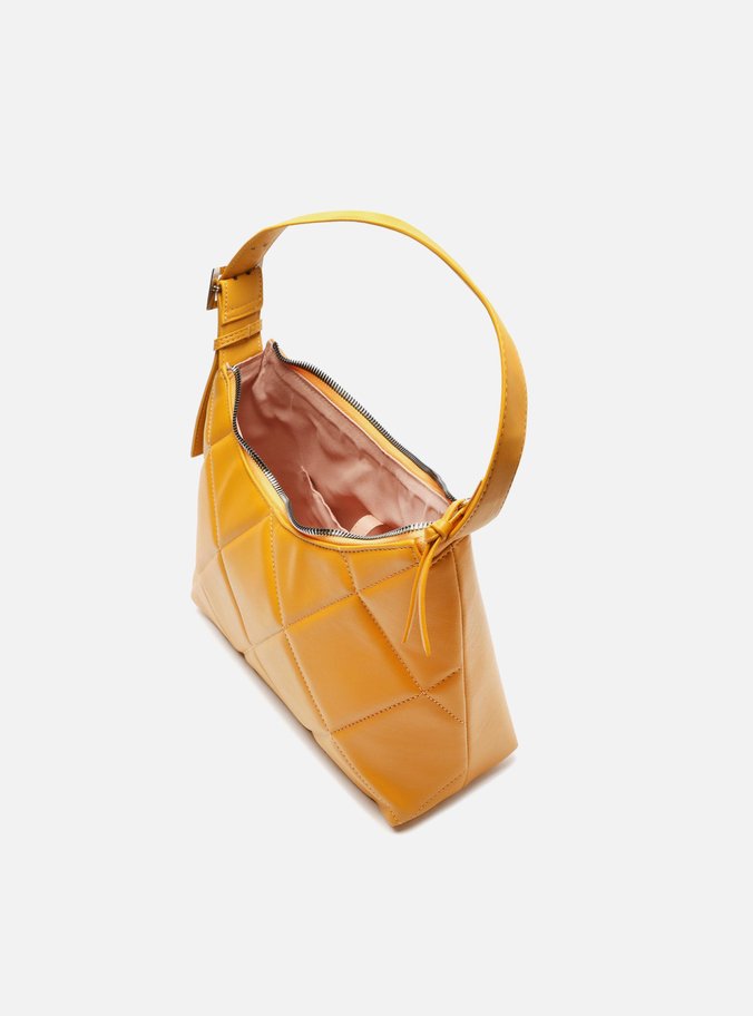 Bolsa Tiracolo Amarelo Mostarda Média