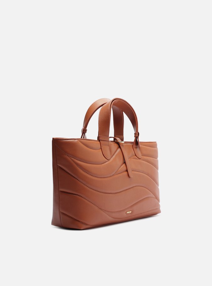 Bolsa Tote Marrom Matelassê Média