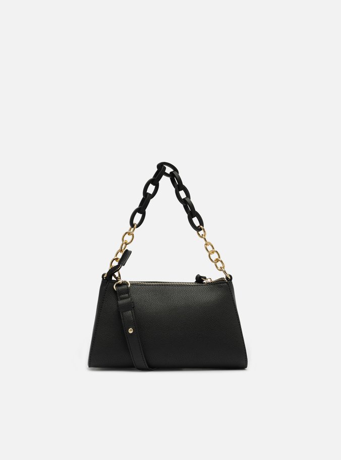 Bolsa Tiracolo Preta Corrente Pequena