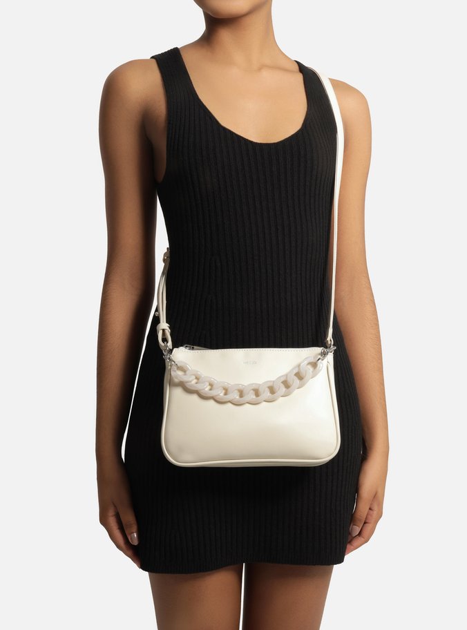 Bolsa Tiracolo Off White Iara Pequena