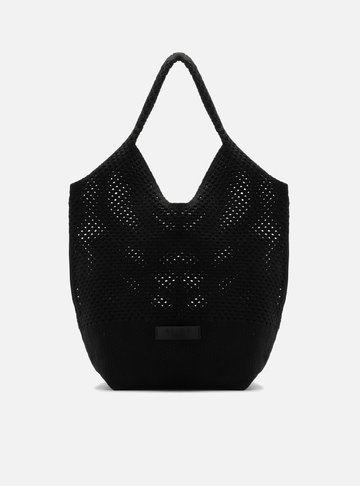 Arezzo — Bolsa Shopping Marrom Crochê Paulina Grande