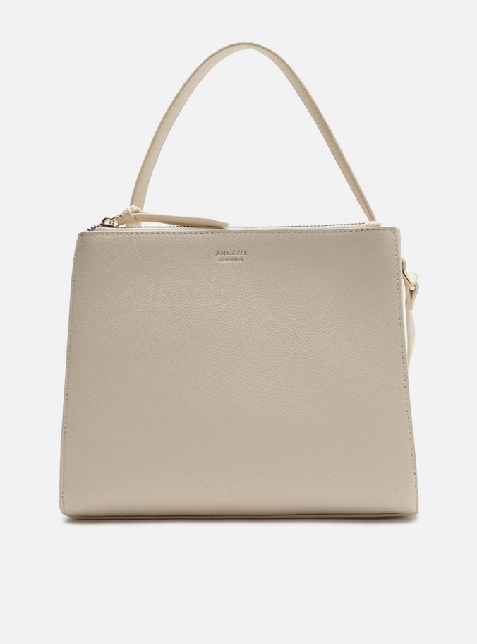 Bolsa Branca Tote Média