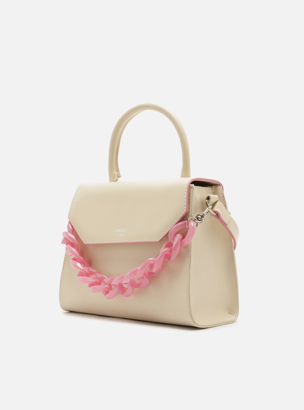 Bolsa Tote Multicolorido Média Alça Corrente — foto 2