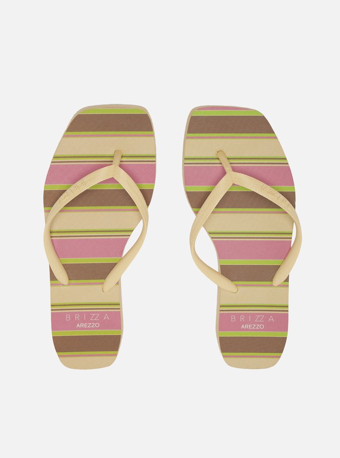 Chinelo de Dedo Listras Básico Square Brizza