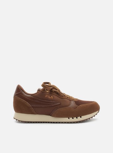 Arezzo — Tênis Marrom Solado Esportivo Suede Bordado Fila