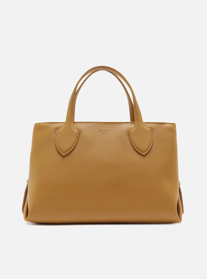 Bolsa Tote Marrom Texturizada Grande Fivelas
