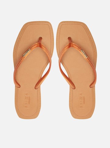 Chinelo de Dedo Marrom Square Brizza