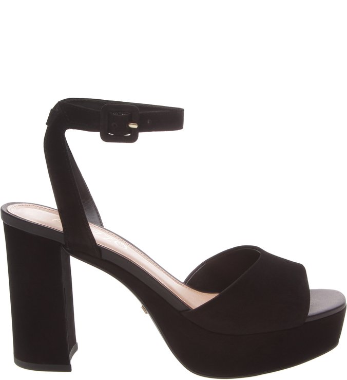 Sandália Nobuck Ankle Preta