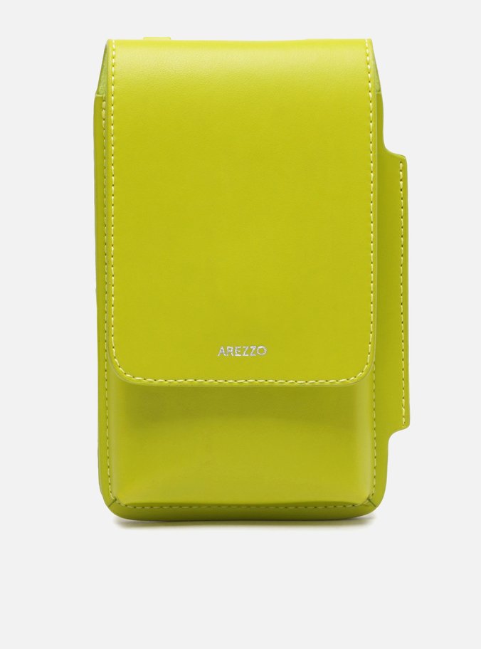 Mini Bolsa Verde Zebra Porta-Celular