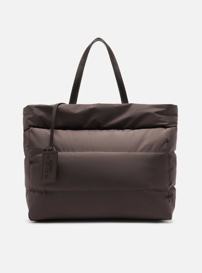 Bolsa Shopping Marrom Grande Matelassê Brizza