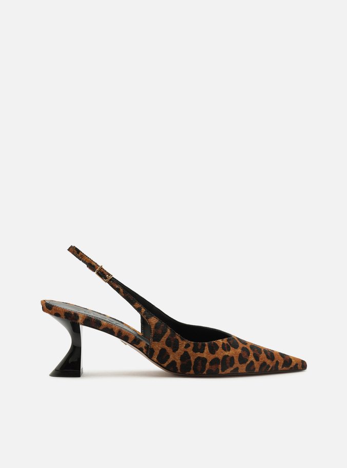 Sacarpin Animal Print Salto Médio