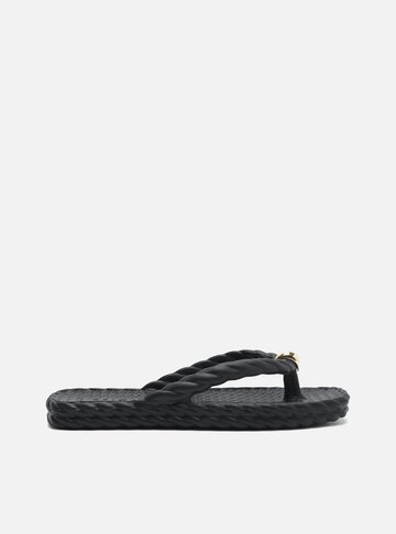 Chinelo de Dedo Preto Marrocos Brizza