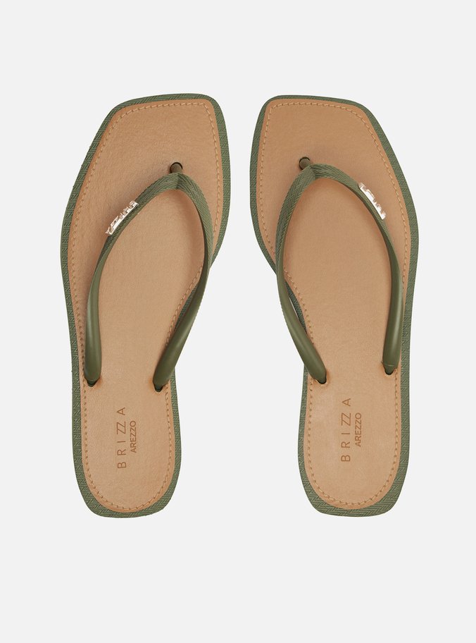 Chinelo de Dedo Verde Militar Recouro Square