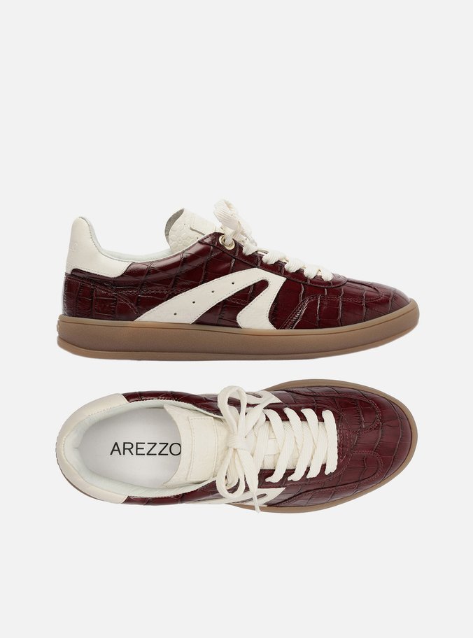 Tênis Vermelho Croco Amarração ARZ72