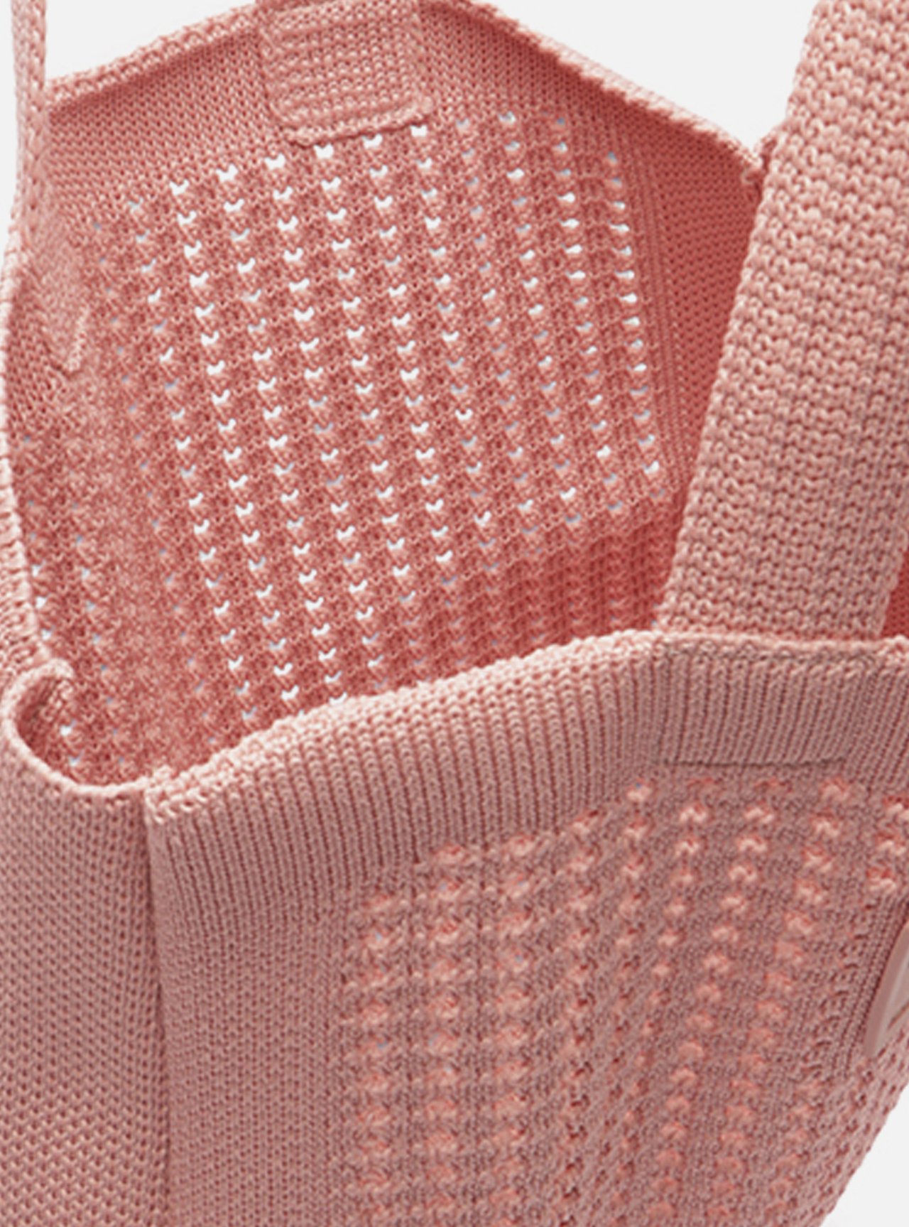 Bolsa Shopping Rosa Knit Grande Brizza — foto 4