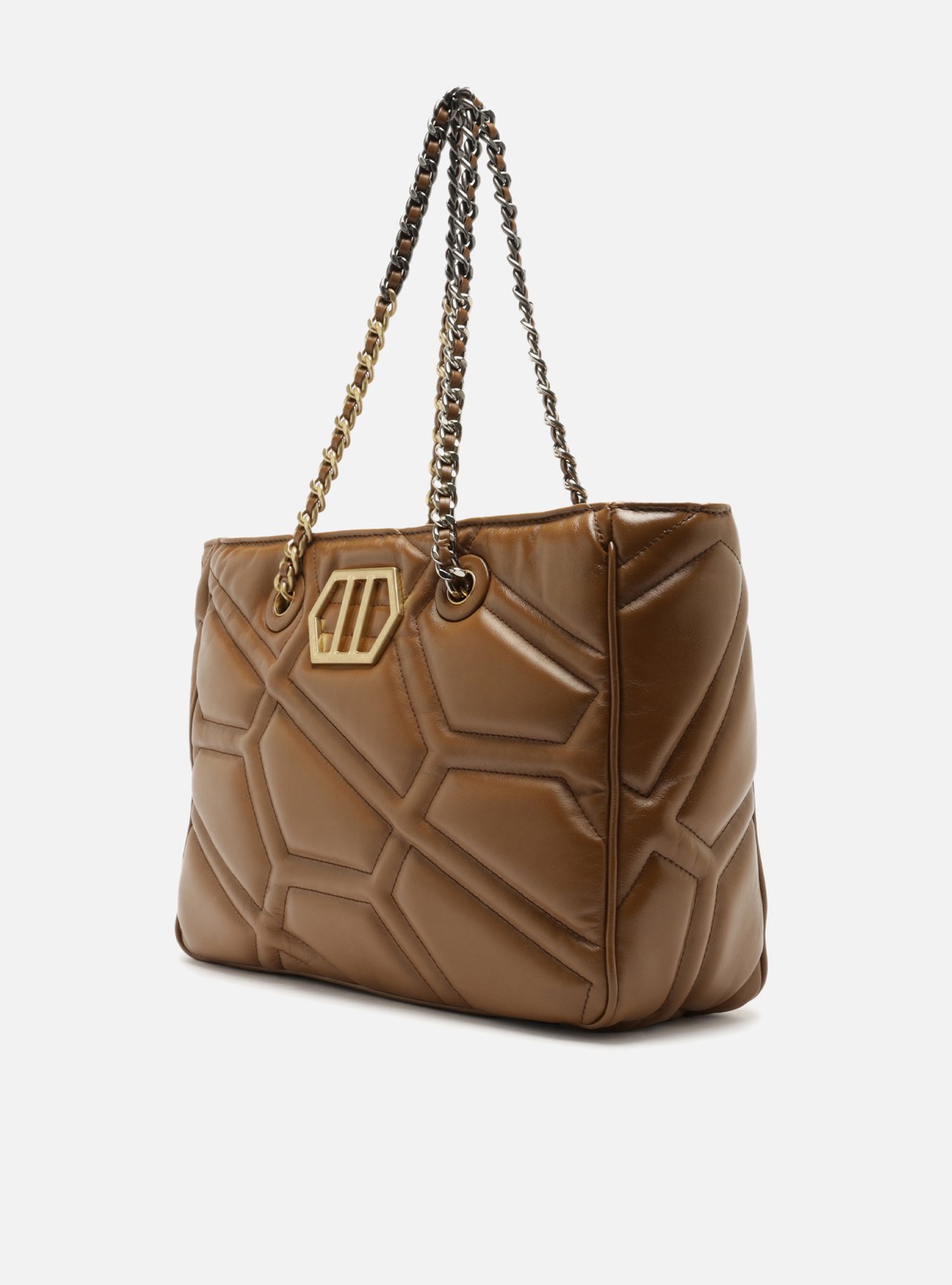 Bolsa Shopping Marrom Couro Emma Grande — foto 2