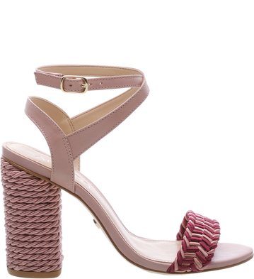 Sandália Trança Feminino Rose Blush