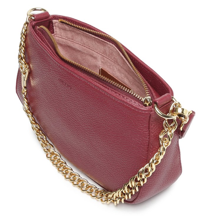 Bolsa Satchel Vermelha Couro Speciale Média