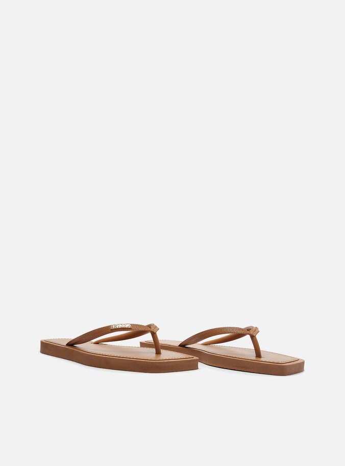 Chinelo de Dedo Marrom Recouro Square Brizza