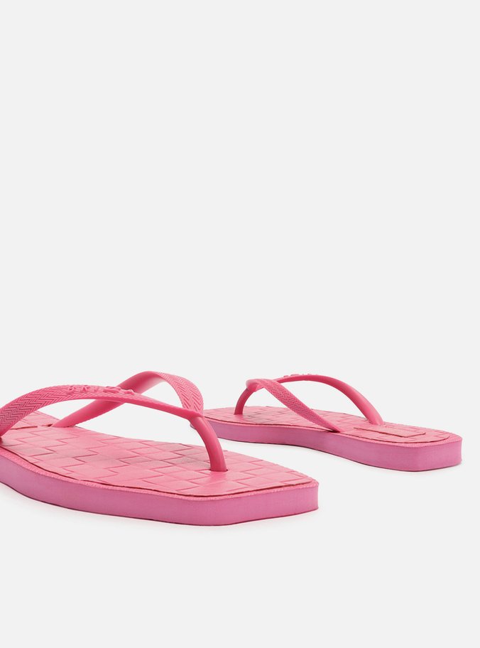 Chinelo de Dedo Rosa Jelly