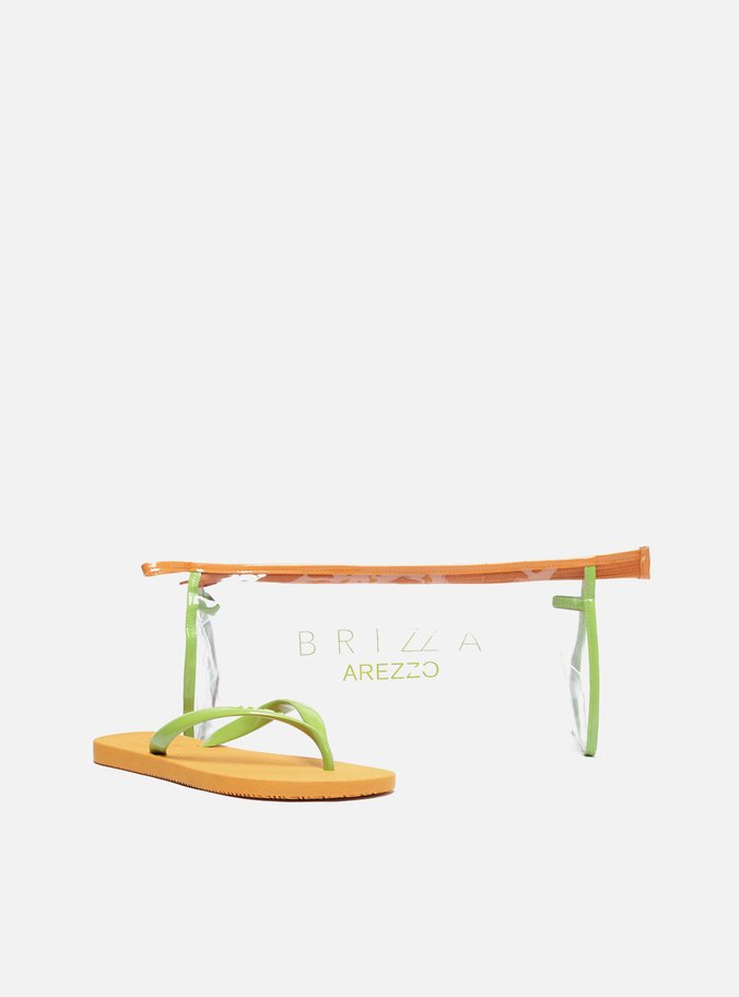 Kit Chinelo de Dedo Multicolorido Brizza