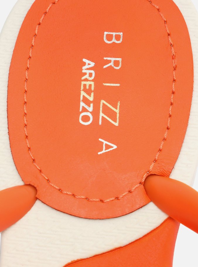 Chinelo de Dedo Laranja Brizza