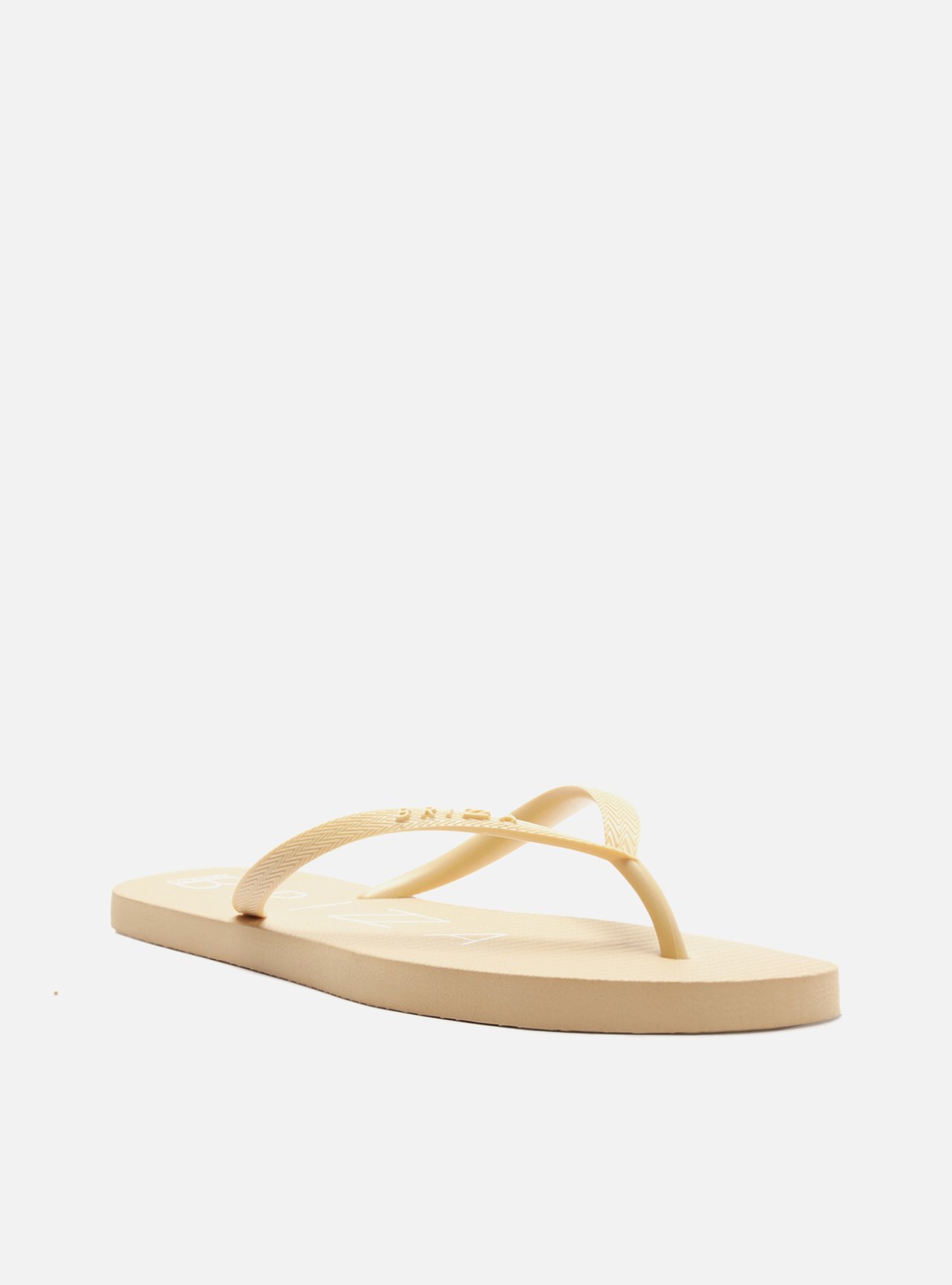Chinelo de Dedo Bege Básico Brizza — foto 2