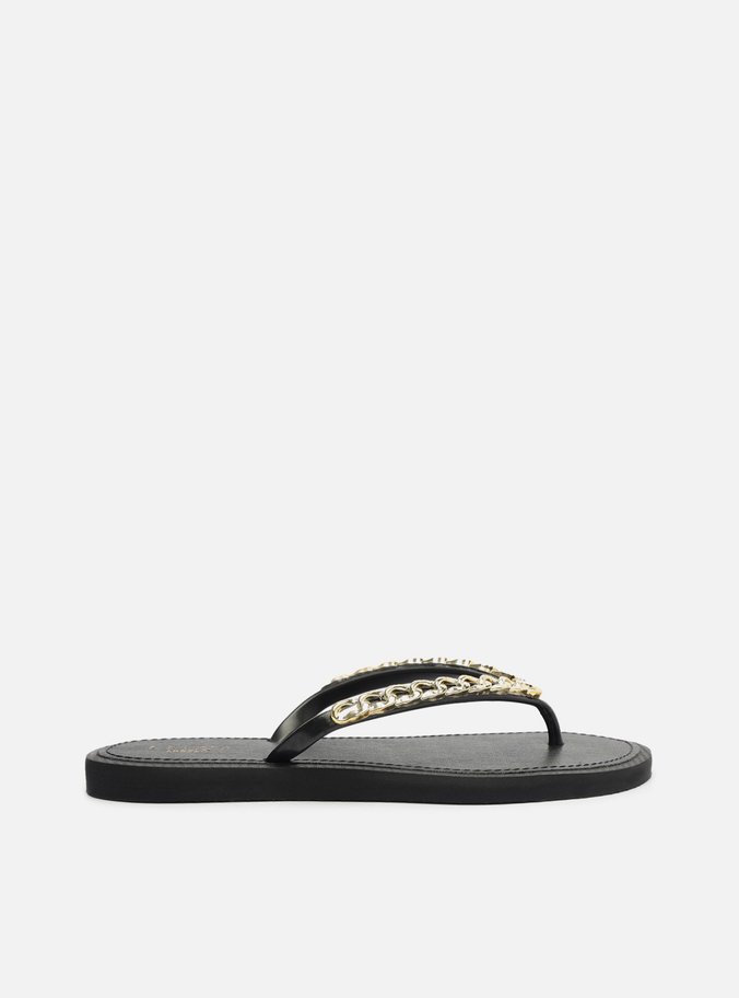 Chinelo de Dedo Preto Corrente Essential