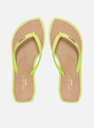 Chinelo de Dedo Verde Lima Leaf Recouro Brizza