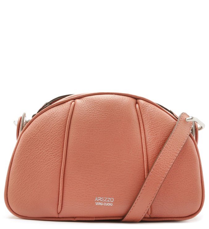 Bolsa Tiracolo Couro Selena Média Lady Blush