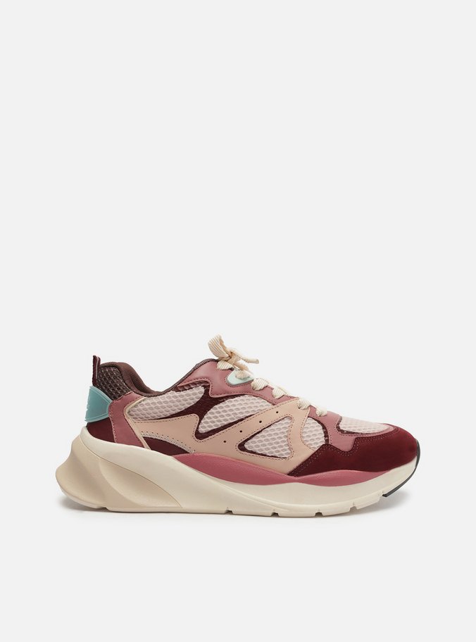 Tênis Rosa Amarração Esporte Mix Color