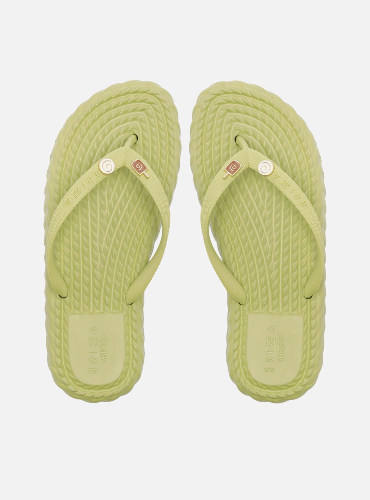 Sandália Verde Flatform Marrocos Mid Flip Flop Bacio — foto 3