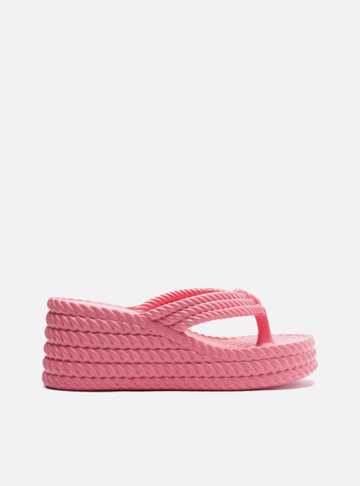 Tamanco Plataforma Rosa Marrocos Sun