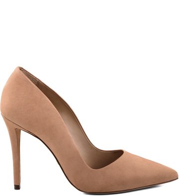 Scarpin Nobuck Nude-Rose