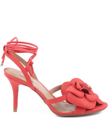 Sandália Média Flor Sangre
