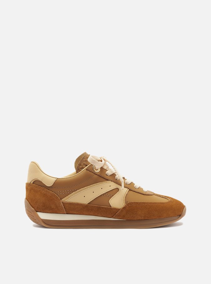 Tênis Caramelo Couro Bege Vintage