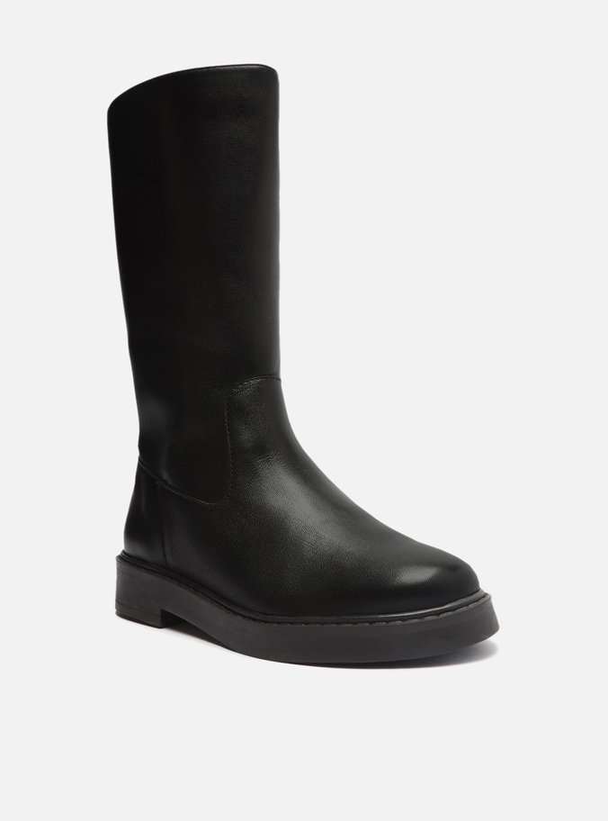 Bota Infantil Preta Cano Longo