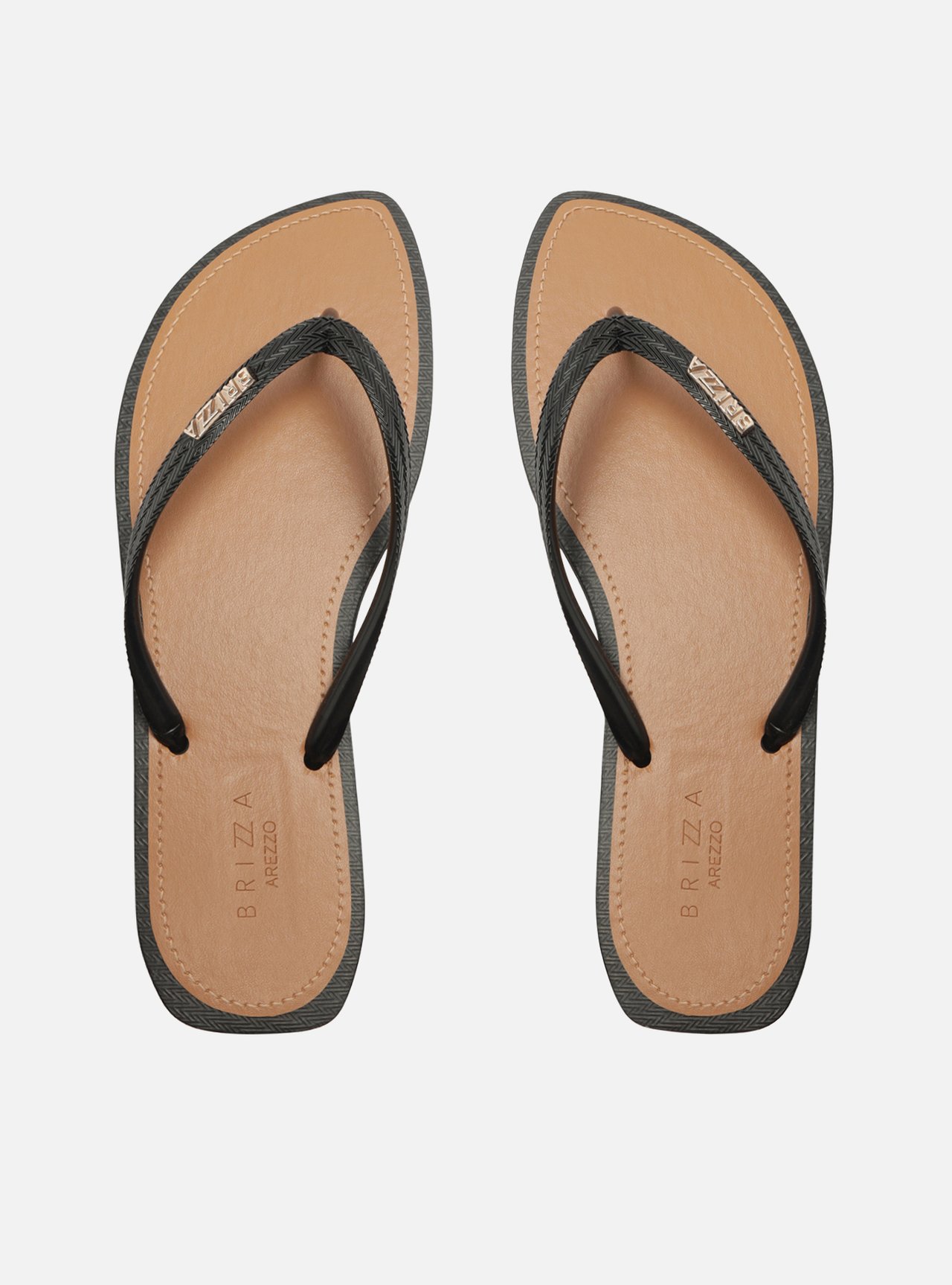 Chinelo de Dedo Preto Recouro Flash Brizza — foto 1