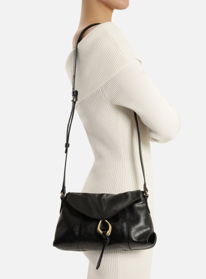 Bolsa Tiracolo Preta Média