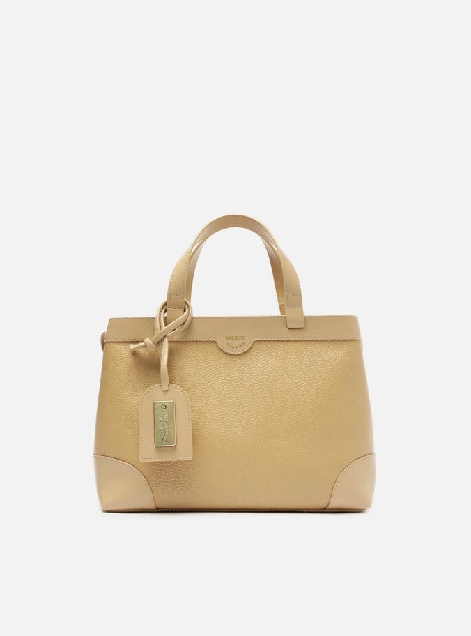 Bolsa Tote Nude Média Recortes Bag Charm
