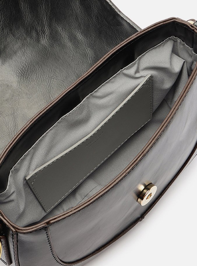 Bolsa Tiracolo Preta Média Barbicacho