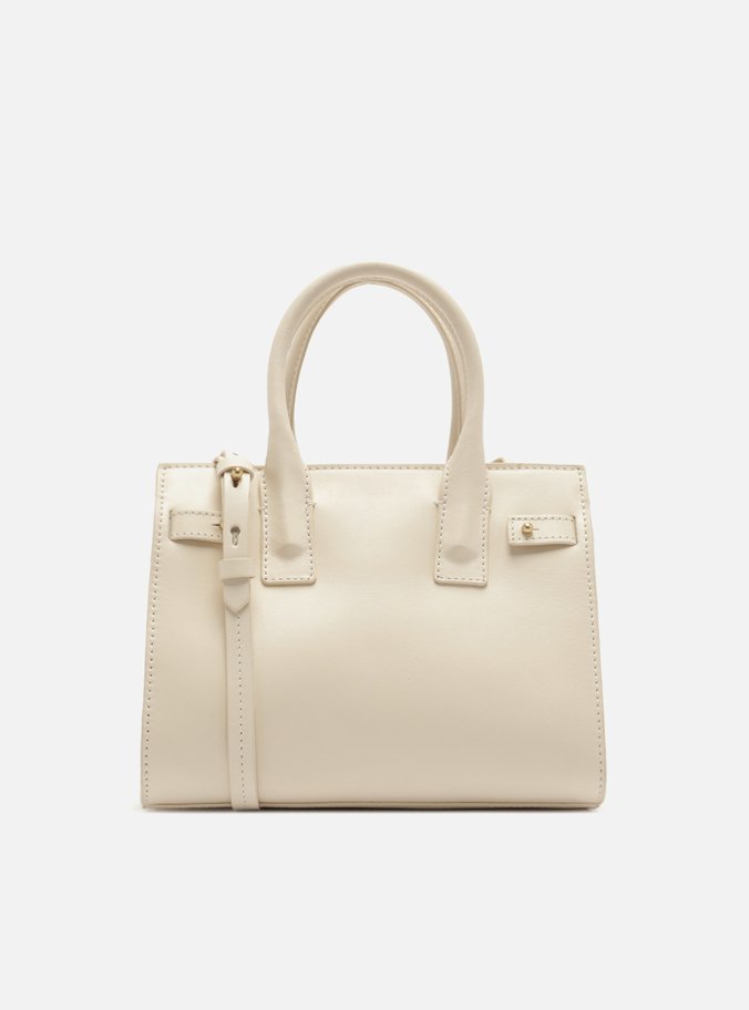 Bolsa Tote Branca Couro  Média