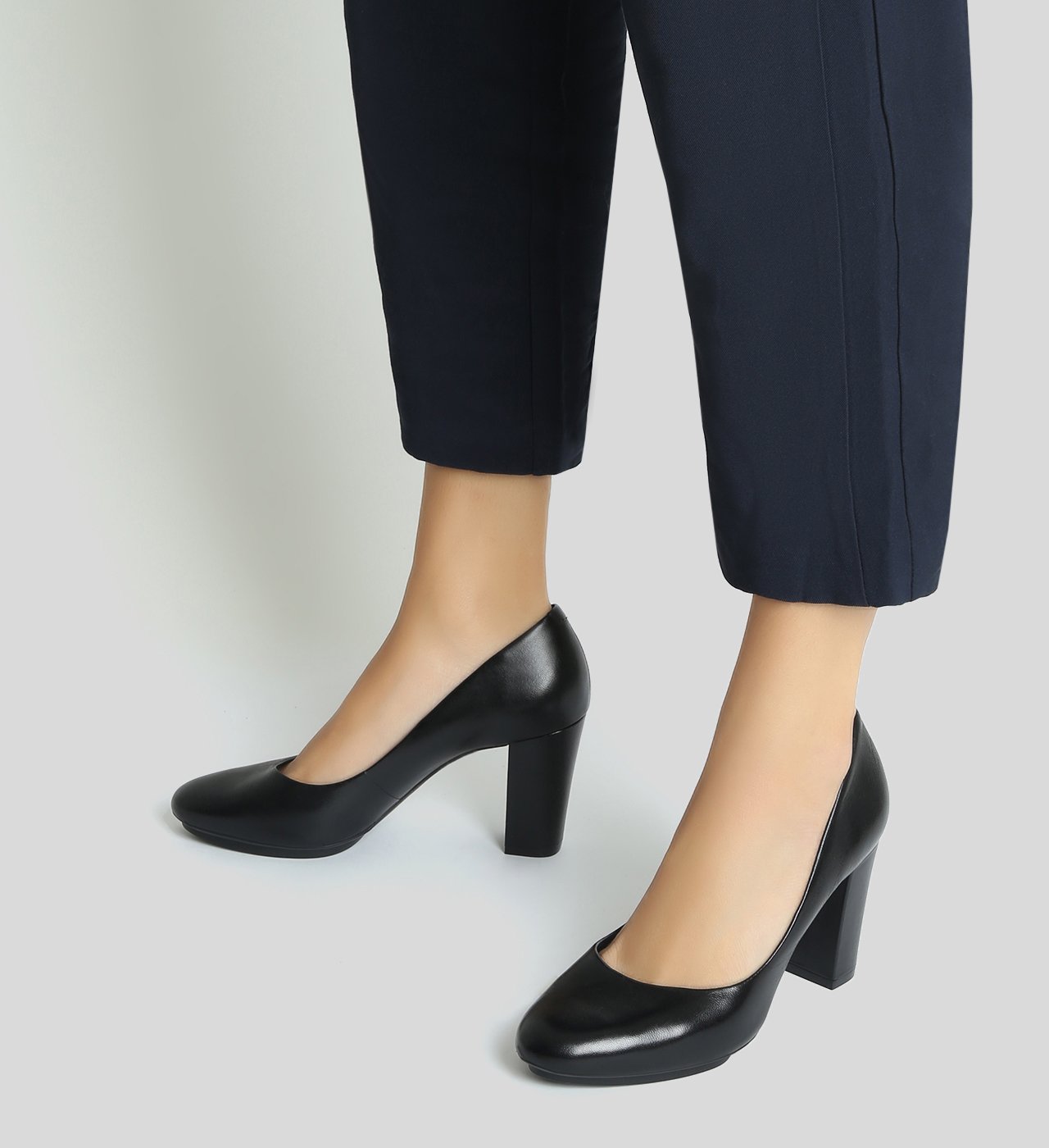 Scarpin de bico redondo on sale