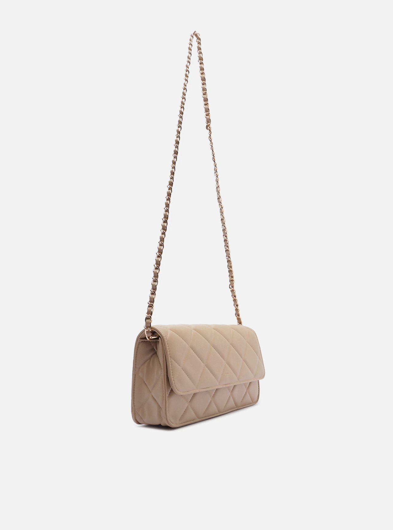 Bolsa Tiracolo Nude Média Matelassê Corrente — foto 5