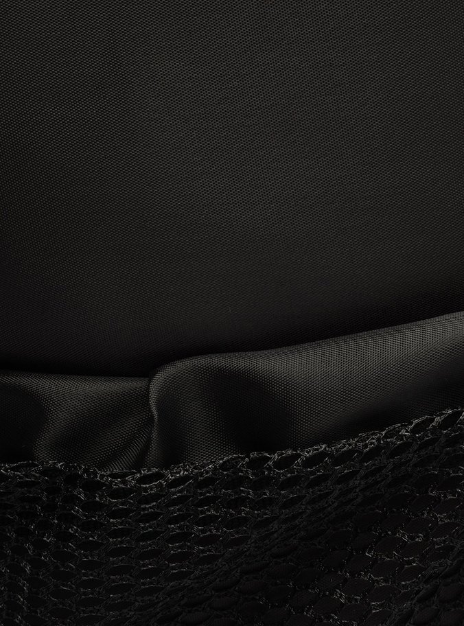 Bolsa Grande Nylon Preta Brizza