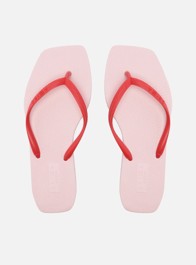 Chinelo de Dedo Multicolorido Square Tiras Brizza Color