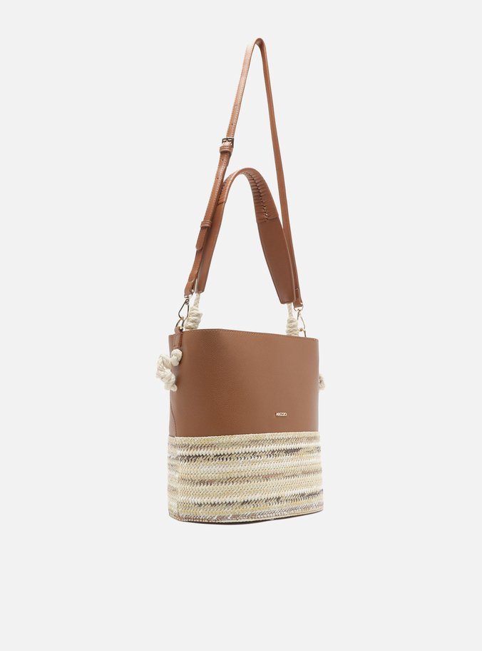 Bolsa Tiracolo Média Marrom