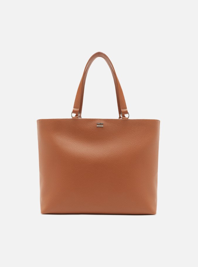 Bolsa Shopping Marrom Média