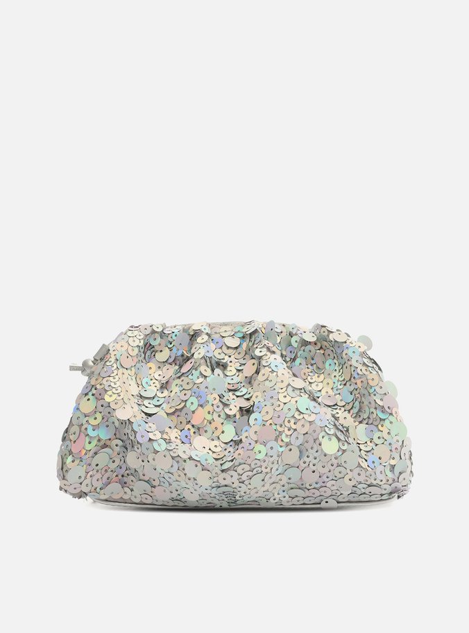 Bolsa Tiracolo Prata Aria Paetê